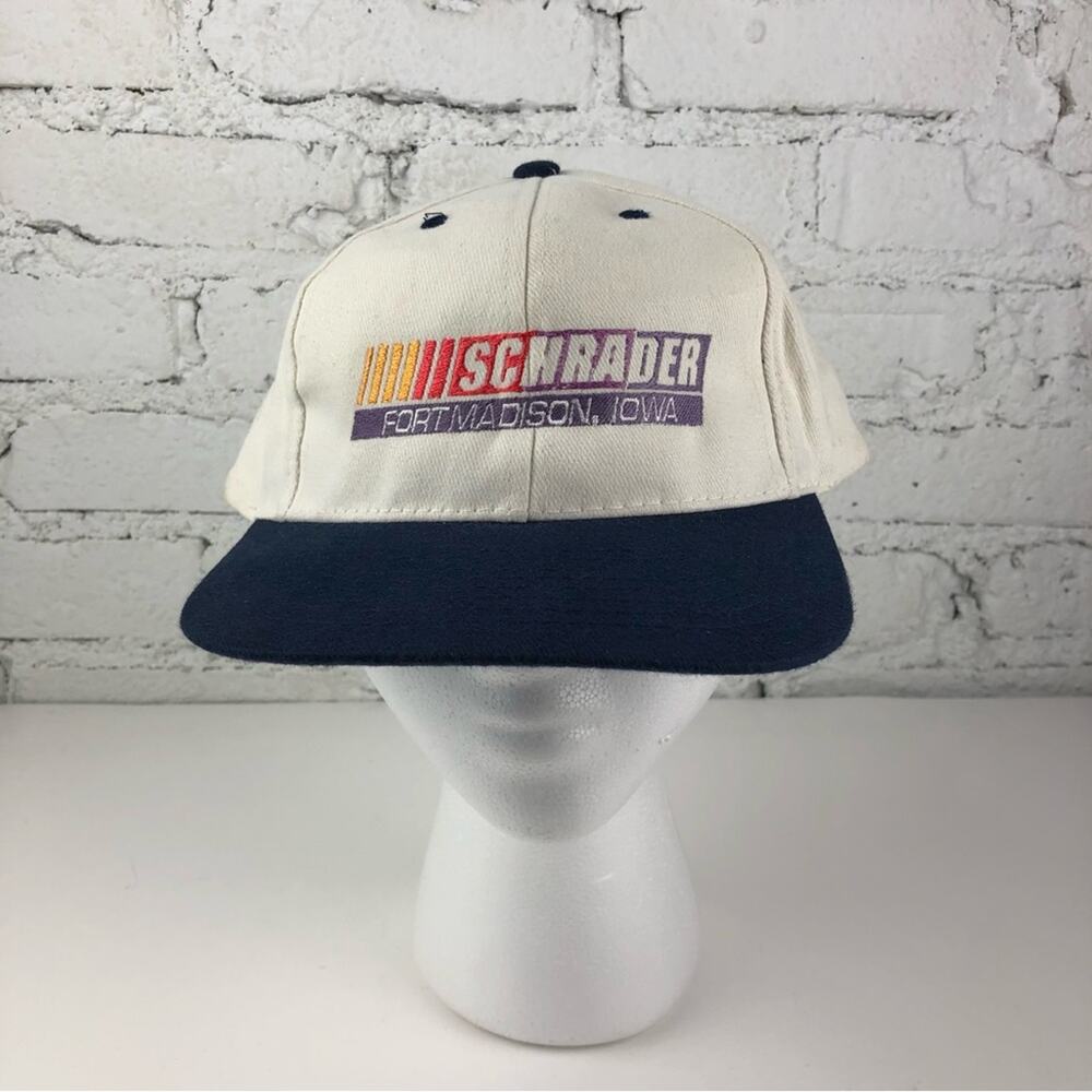 Vintage Schrader Farmer Trucker Hat
